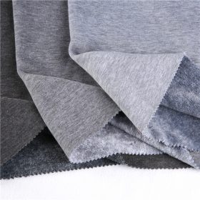 95% polyester 5% spandex Stretch velour fabric for thermal underwear